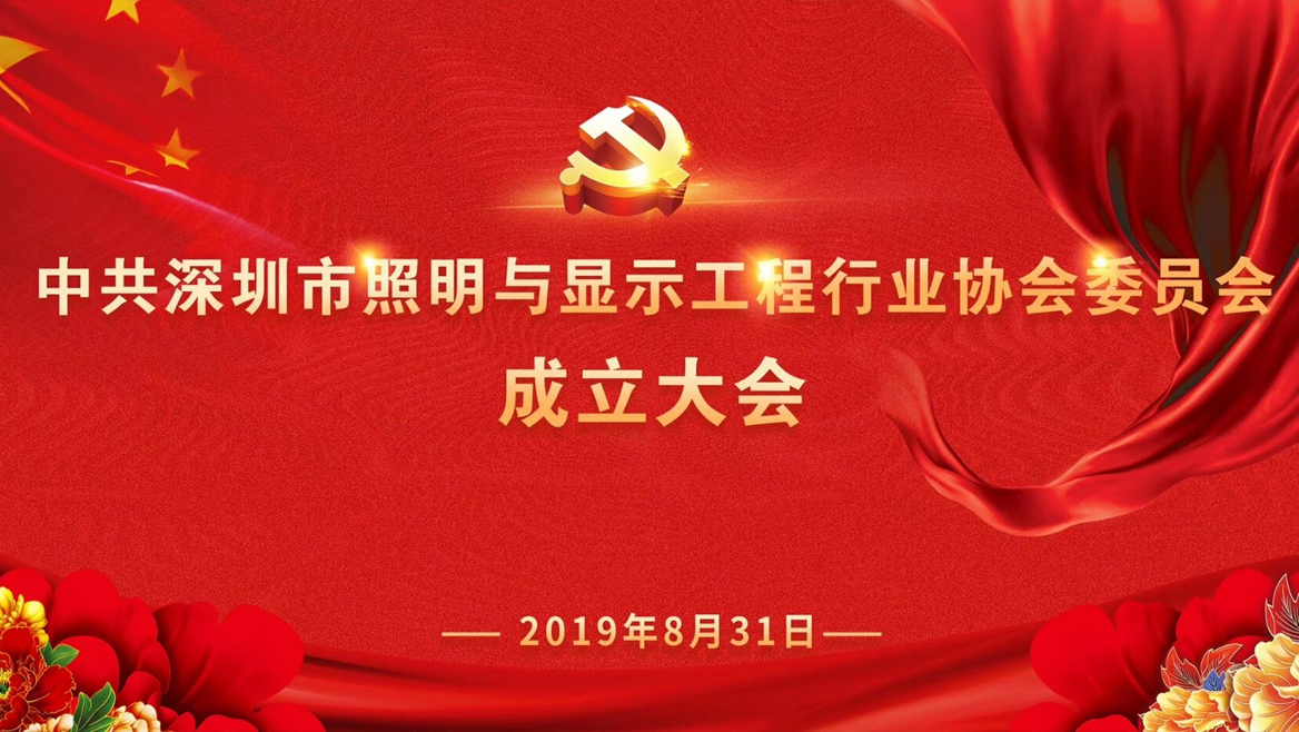 冠辰科技參加深圳市照明與顯示工程行業(yè)協(xié)會--理事單位）董事長-任光成先生，總經(jīng)理-楊艷女士 參加深圳市照明與顯示工程行業(yè)協(xié)會黨委成立大會.jpg